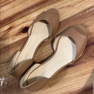 Nine West tan flats 8